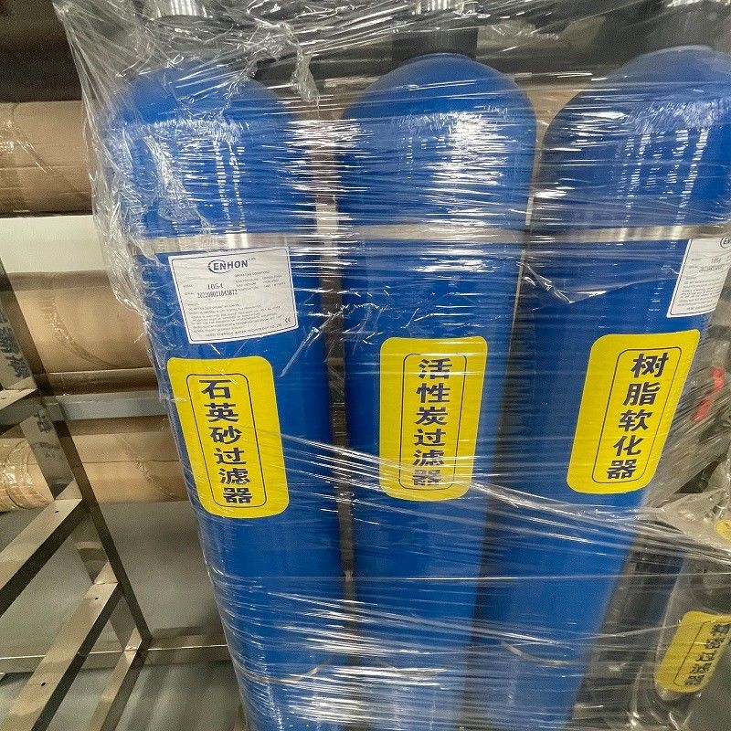 1000 L / H 우물 물 모래 탄소 필터 산업 정화기