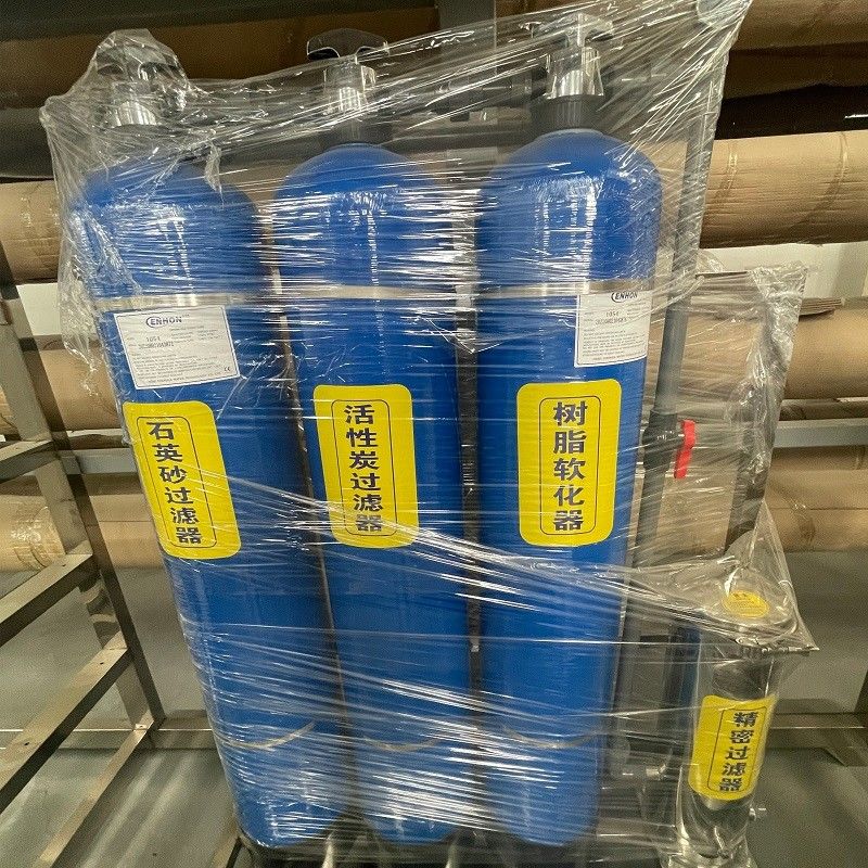 1000 L / H 우물 물 모래 탄소 필터 산업 정화기