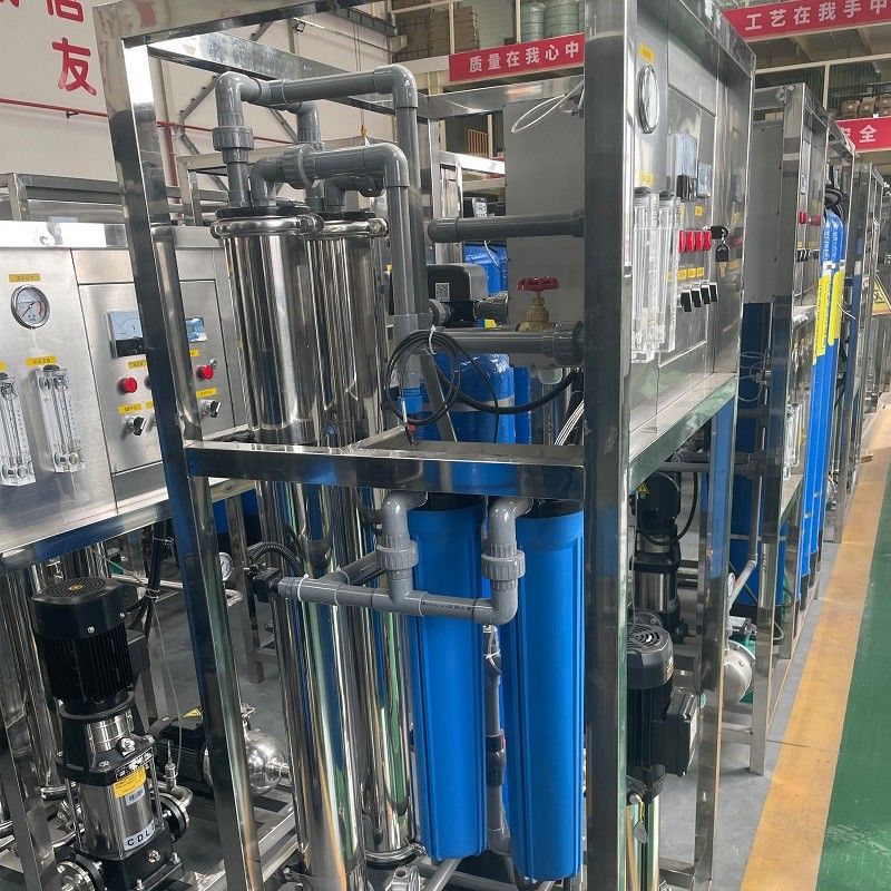 상용 역오스모시스 물 필터 500L / H 작은 물 정화 시스템