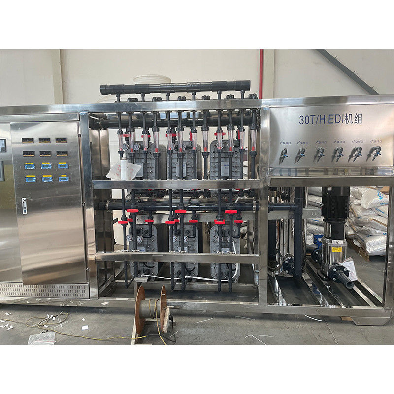 30T EDI 30000LH 산업용 울트라 필트레이션 막 필터 물 정화 기계