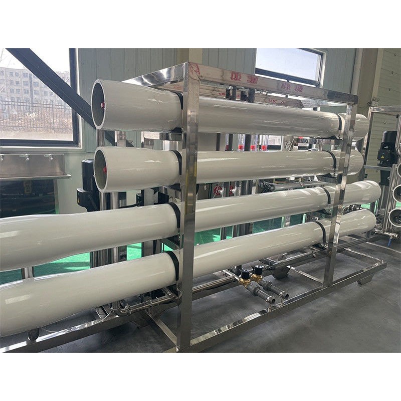 380V/1.5Kw 이중 처리 역오스모시스 10 톤 물 수정 플랜트