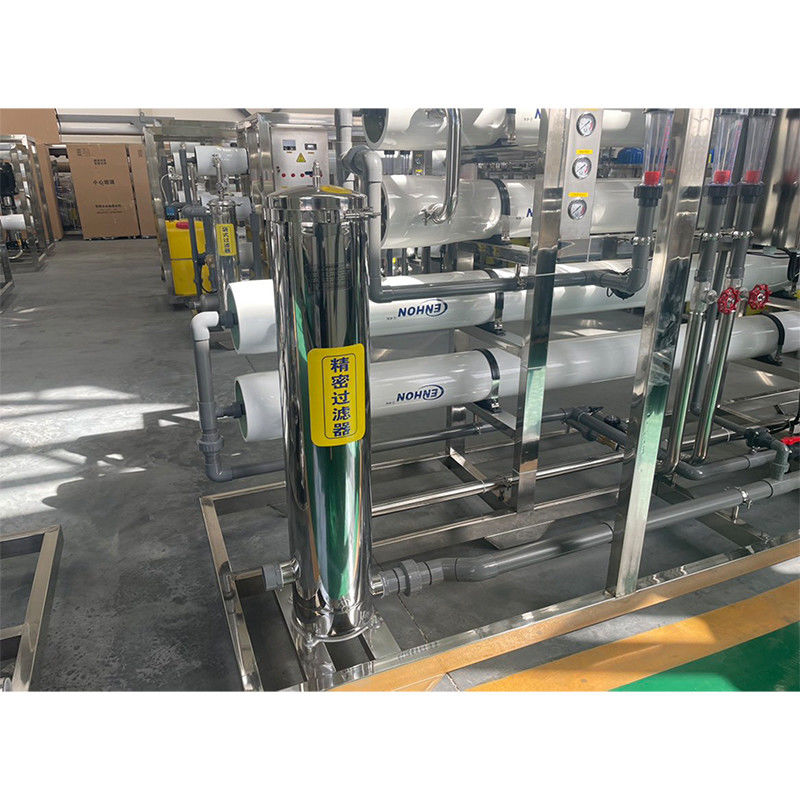 380V/1.5Kw 이중 처리 역오스모시스 10 톤 물 수정 플랜트