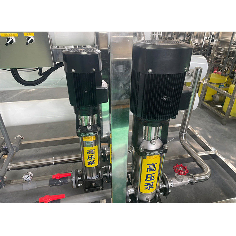 380V/1.5Kw 이중 처리 역오스모시스 10 톤 물 수정 플랜트