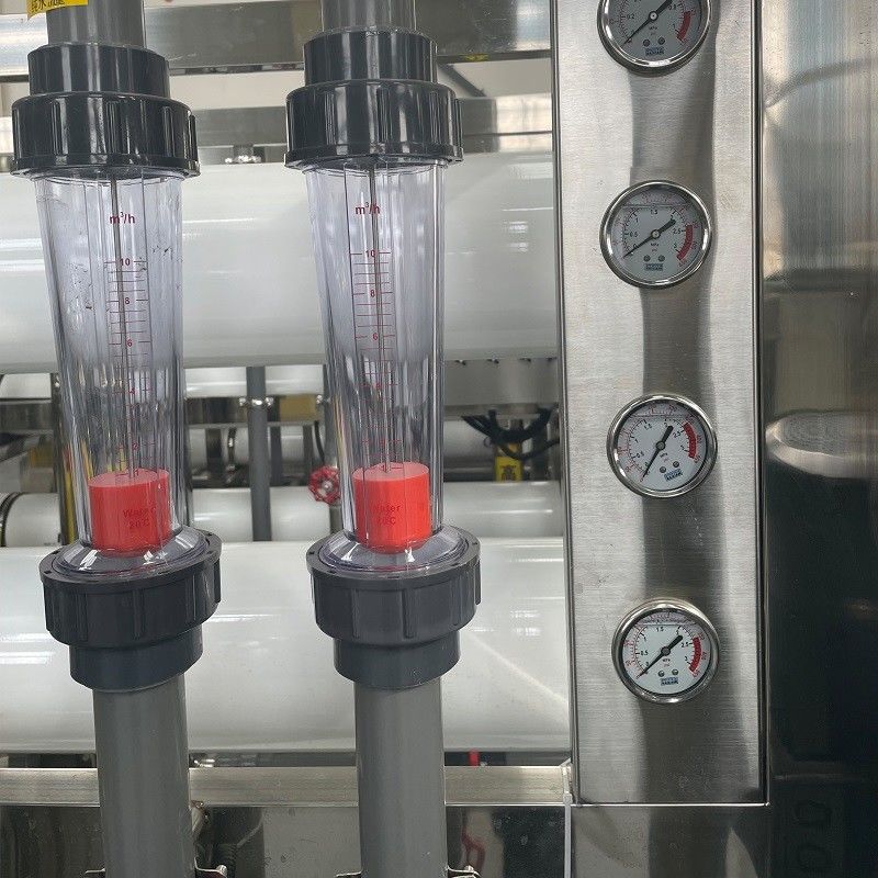 오토 PLC 6m3 / 시간 산업 RO 물 필터 청정 시스템