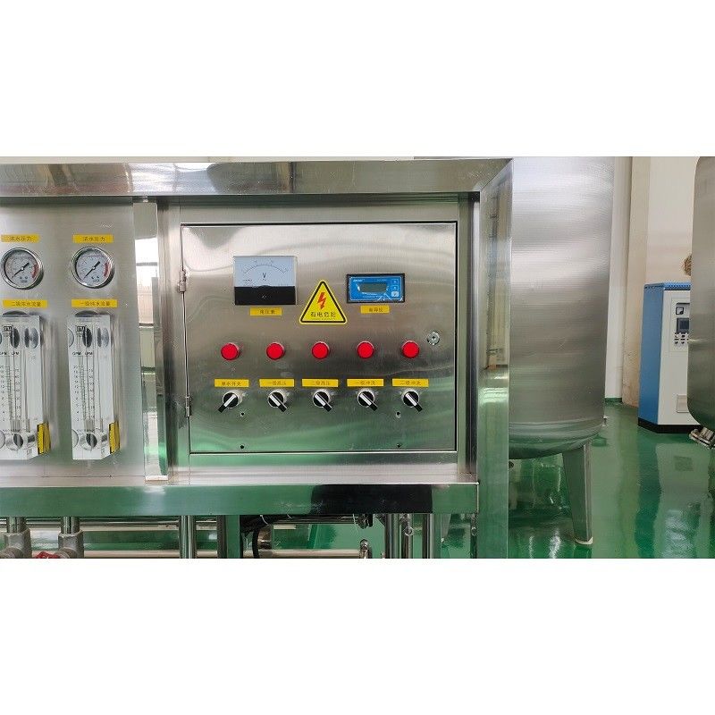 10-40C 물 온도 2TPH 2 단계 RO 처리와 함께 물 정화 장비