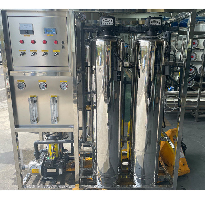 1.5Kw 380V 물 정화용 2단계 산업용 RO 물 필터링 장비
