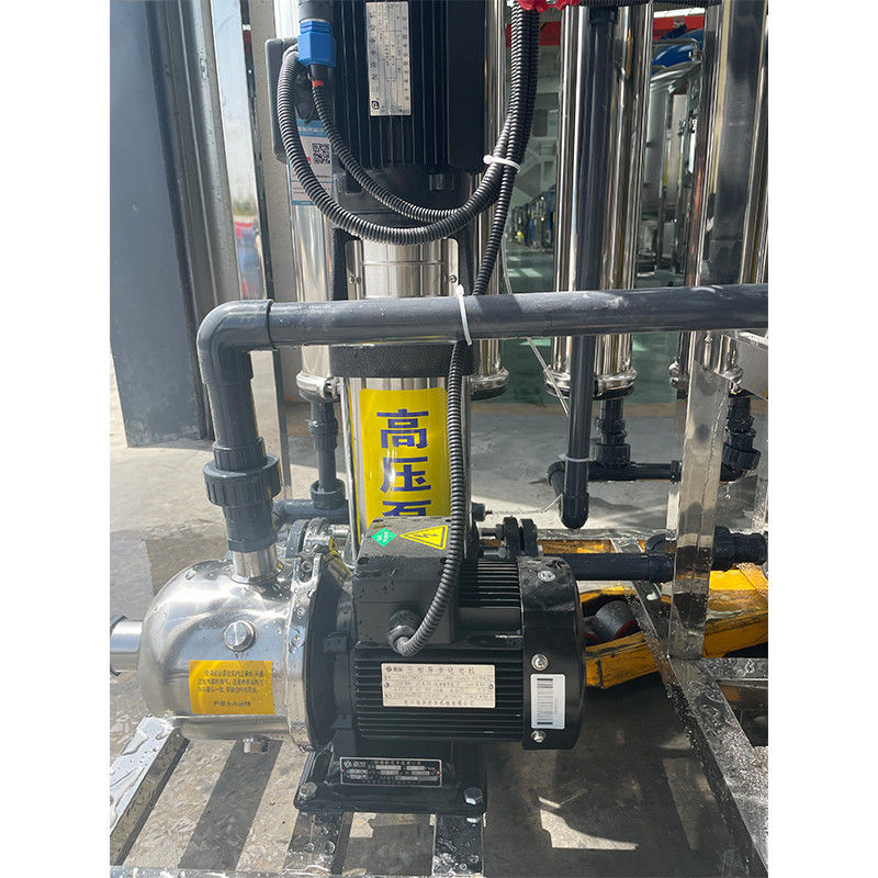 1.5Kw 380V 물 정화용 2단계 산업용 RO 물 필터링 장비