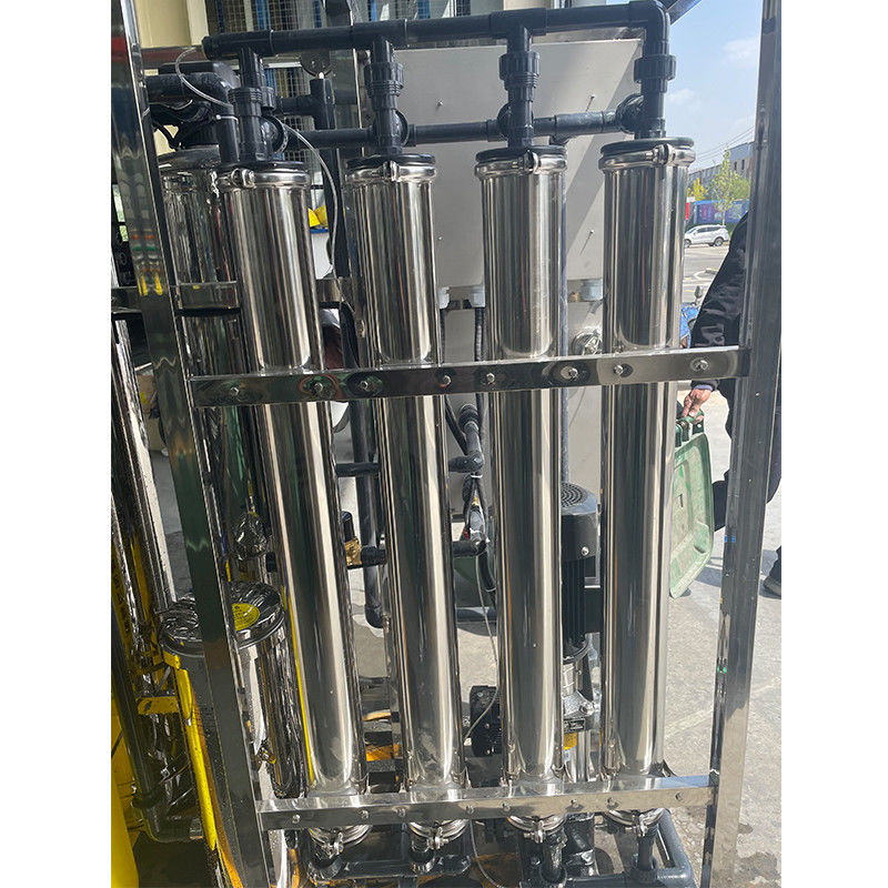 1.5Kw 380V 물 정화용 2단계 산업용 RO 물 필터링 장비